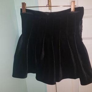 Black Velvet pleated skirt size small/xsmall